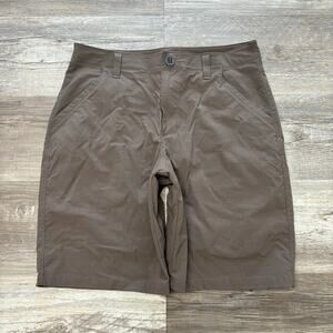 Under‎ Armour Taupe Mens 32 Loose Heat Gear Hiking Athletic Shorts Polyester